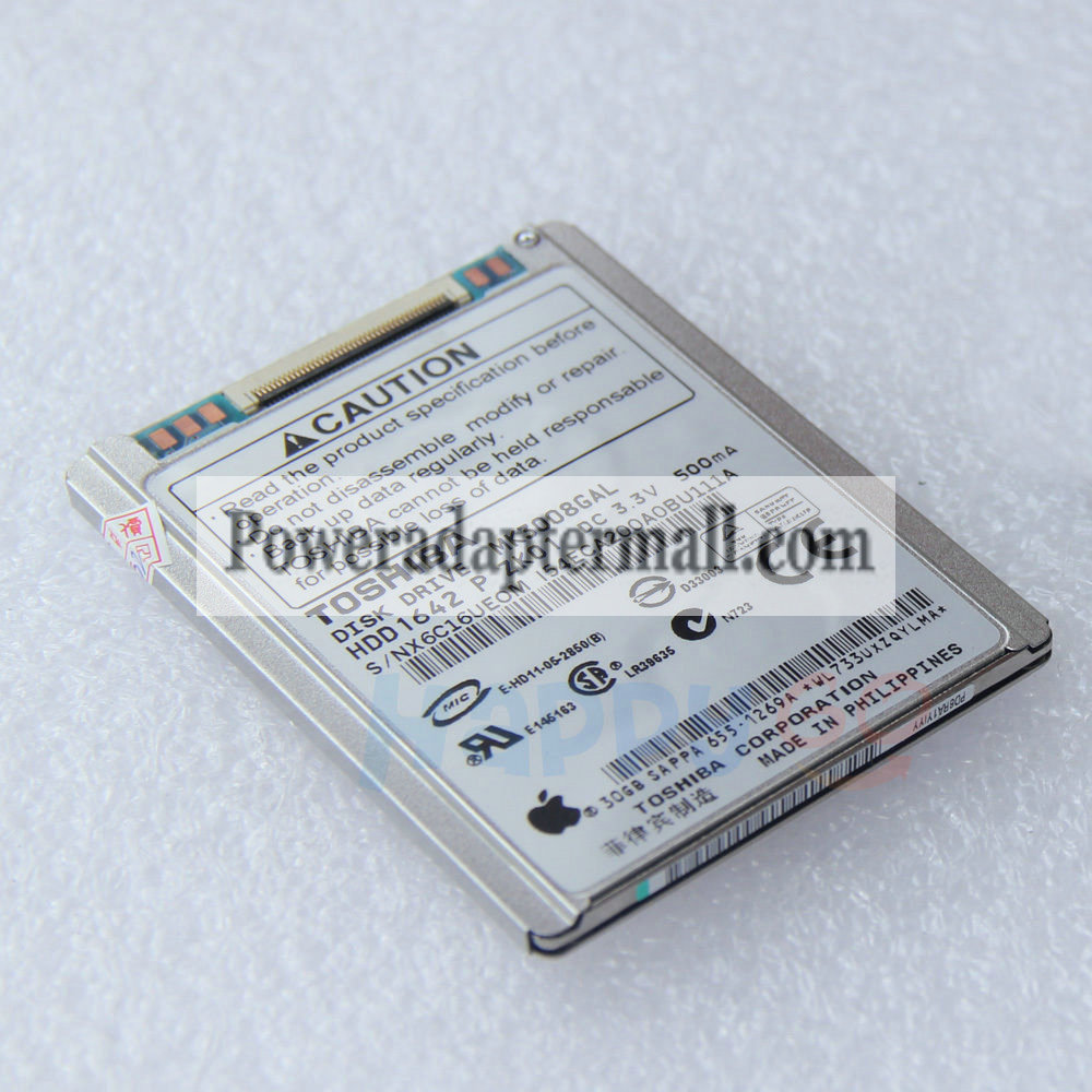 1.8"Toshiba MK3008GAL 30GB Hard Drive for ZUNE iPod Video Classi